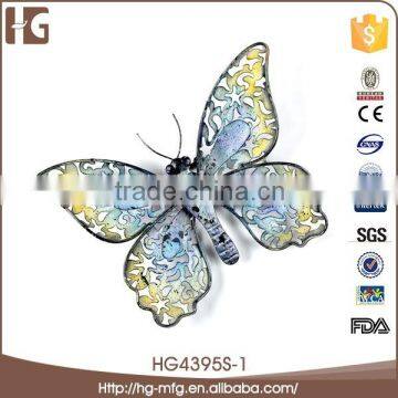 Delicate Color Metal Wall Art Butterfly