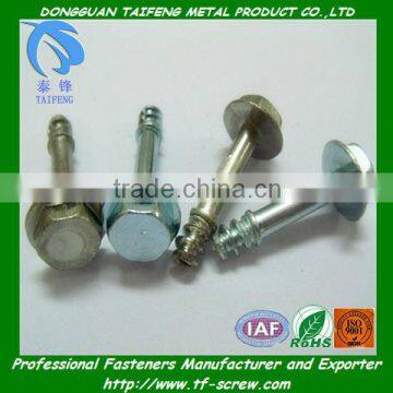 various plated hex head with wafer and self drilling tail bolt and screw