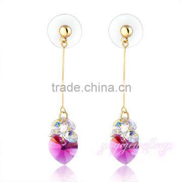 New model design jewelry crystal earring