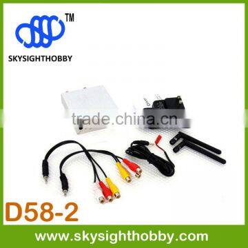 D58-2 DUO5800 5.8Ghz 32CH Wireless AV FPV Diversity Receiver hubsan x4 h107d fpv quadcopter