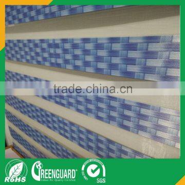 Plain Color and Printed Fabric Zebra Blind photo-4