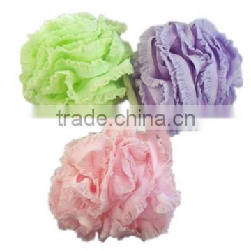 Lace Colorful Bath Sponge