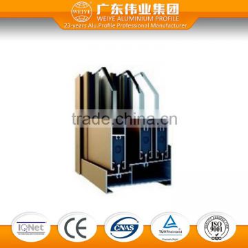 China grade glazing triangle anodized t-slot aluminum extrusion profile