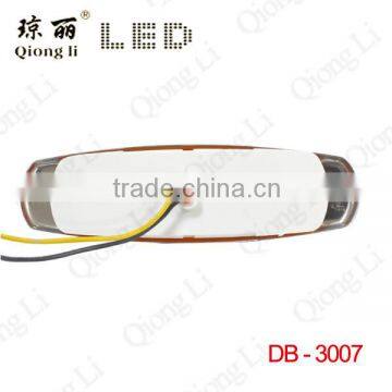12 LEDs Red Stainless Steel Plate Lens Maker 12 Volt Marker Lights