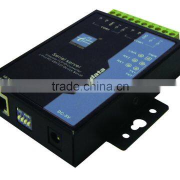 Industrial Grade 10/100M Ethernet 2 Port RS-485/422 to Ethernet Converter