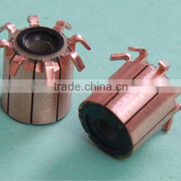 customize segment mini electric copper silver mimi electric commutator