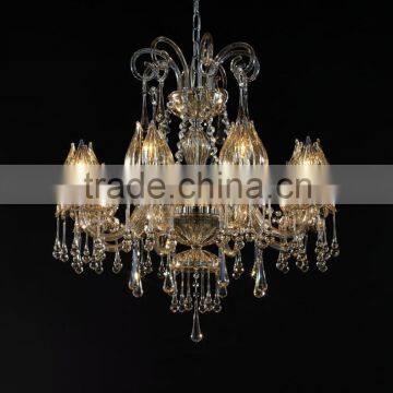 2015 royal style golden pendant light for luxury hotel