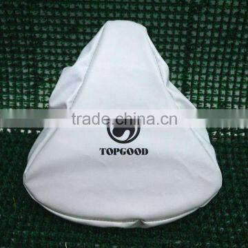 High grade white pu bike seat cover