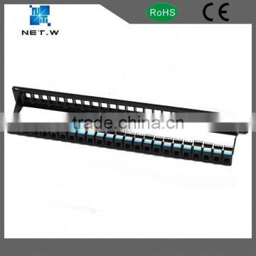 1U 24 Port Wall Rack Mount Cat6 Patch Panel photo-2
