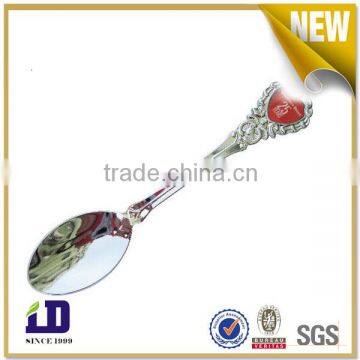 custom epoxy metal souvenir spoon