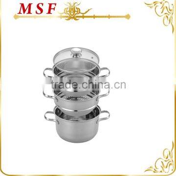 MSF-3409 Durable & Professional Stainless Steel Steamer Pot Corn Steamer Induction Base Quality Choice photo-5