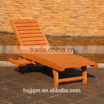 outdoor wooden swimming pool chaise lounge chair