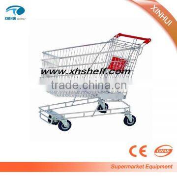 2016 Top Selling 60-240L Asian and Europe Style Supermarket Metal Shopping Trolley photo-3