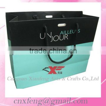 2015 Die cut pure handwork recycle paper bag