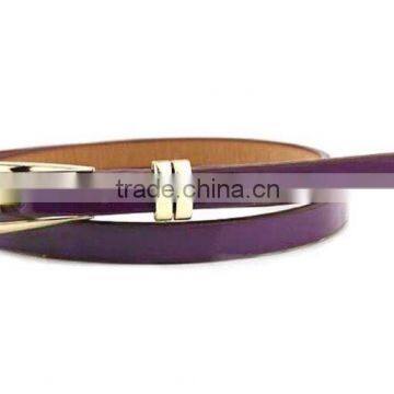 Fashion Women Lady Girl Skinny Waist Belt Thin Leather Narrow Waistband photo-3