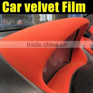 Velvet Fabric Car Interior Wrap Film 1.35*15m per roll