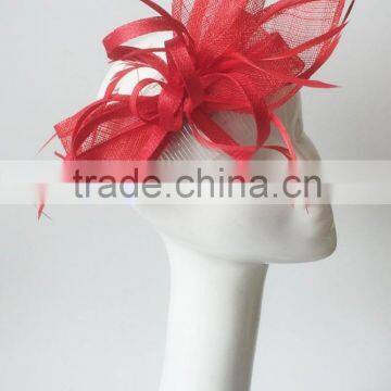 New arrival Kentucky Derby Race Wedding Party Event Small sinamay fascinator on comb