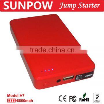 SUNPOW mini size portable battery packs lithium ion jump starter