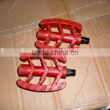 bicycle plastic pedal red color