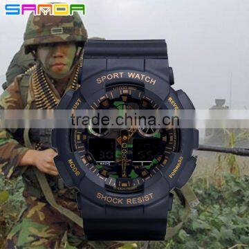 New Fashion Men Sports Silicone Water Resistant Sport Watch Digital                        
                                                Quality Choice