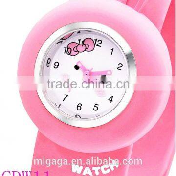 Pink Silicone Change Jelly Watch Face for Kids photo-3