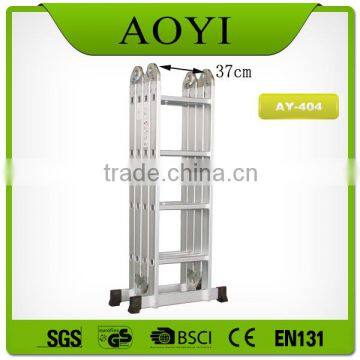 4 x 4 Folding Aluminium Ladder Multi Purpose Function Aluminium Ladders AY-404 With EN131 photo-3