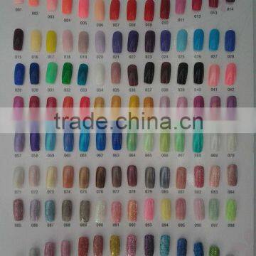 Finger Nail Pure/Pearl/Glitter Color UV Gel