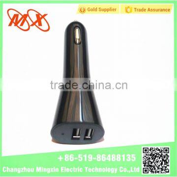 Superior materials mini mobile phone travel dual usb car charger