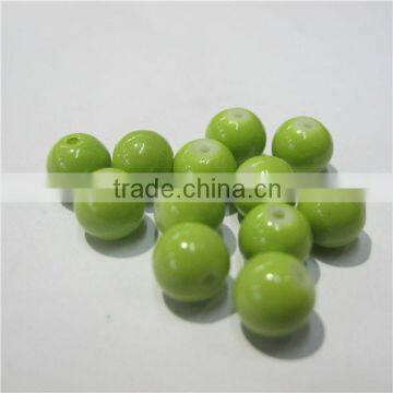 10mm cheap round neon color glass beads SCB030