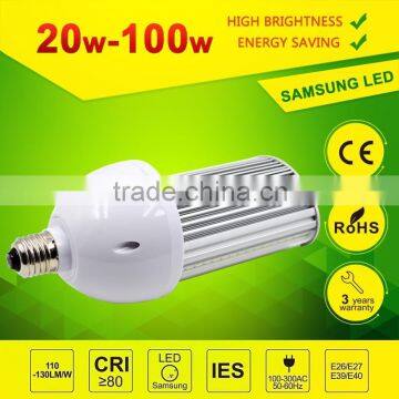 180 beam angle IP64 waterproof LED Corncob light 110lm per watt