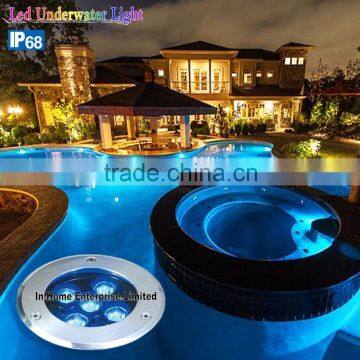 IP68 6W Swimming Pool Light Stainless Steel DMX Underwater Led Light photo-2