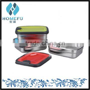 #201 SS rectangle sealing bento