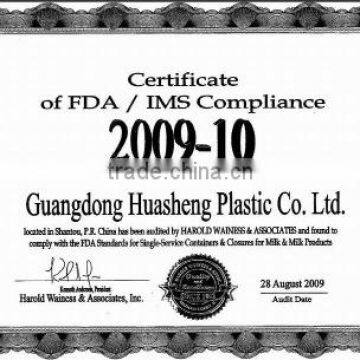 Certificate of FAD/IMS  Compliance
