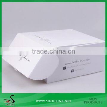 Sinicline New Design White Big Size Packaging Box