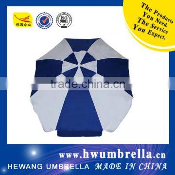 BEACH Umbrella Polyester Fabric With Air-vent With Deluxe Runner Blue photo-2
