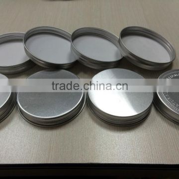 Round aluminum caps