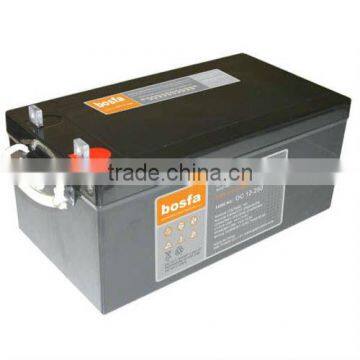 12v250ah deep cycle global battery top quality wind power storage battery 12v 250ah