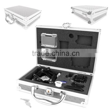 Protective Contemporary Aluminium Flight Case With Shock Absorbing Custom Foam Interior For GoPro Headcams Including GoPro Hero