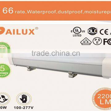 IP66 Tri-proof LED light 2ft 0.6m 20W led linear light, Aluminum IP66 Led profile