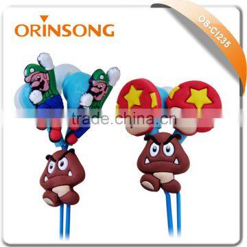 Super Mary earphones cartoon earphones in bulk for kids children