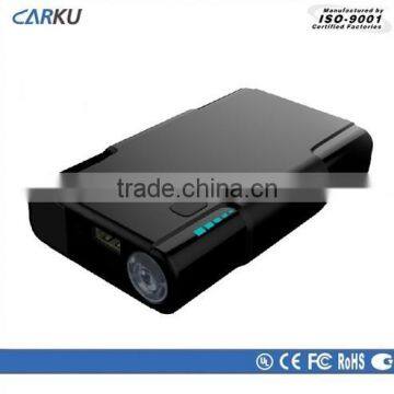 2015 Carku new product car accessory 8000mAh Slimmest 12v mini multi emergency portable power bank and car jump starter