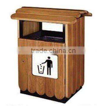 Outdoor WPC(wood plastic compositc) Dustbin