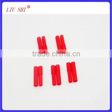 China manufacture high quality 4.0mm gold plated connector with red plastic housing