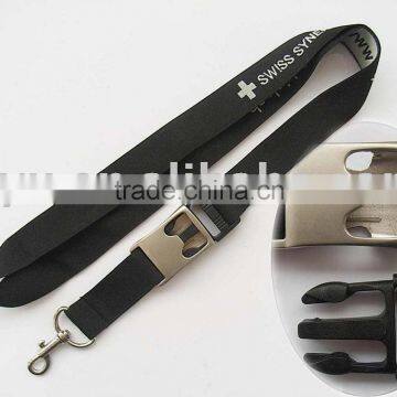 detachable bottle opener lanyard with customized logo