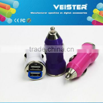 2.1a portable dual usb car charger