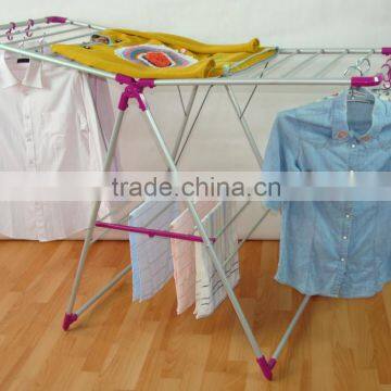 Metal PVC Shrink Film Hanger Rack Cloth Dryer Rack BS-6018Y-P