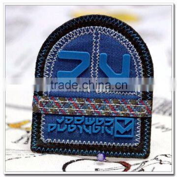 Custom Decorative PVC Badges Fashion Embroidery Silicon 3D