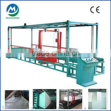 Hot wire eps machine horizontal foam cutting