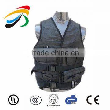 Hot sale Adjustable bonded fabric Weight vest for exercise