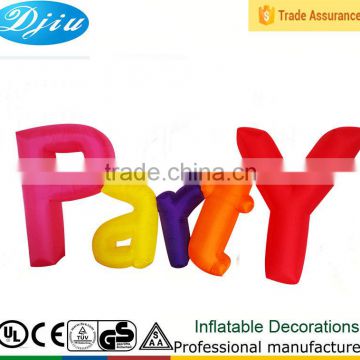 Colorful PARTY Airblown Inflatable Party Decoration